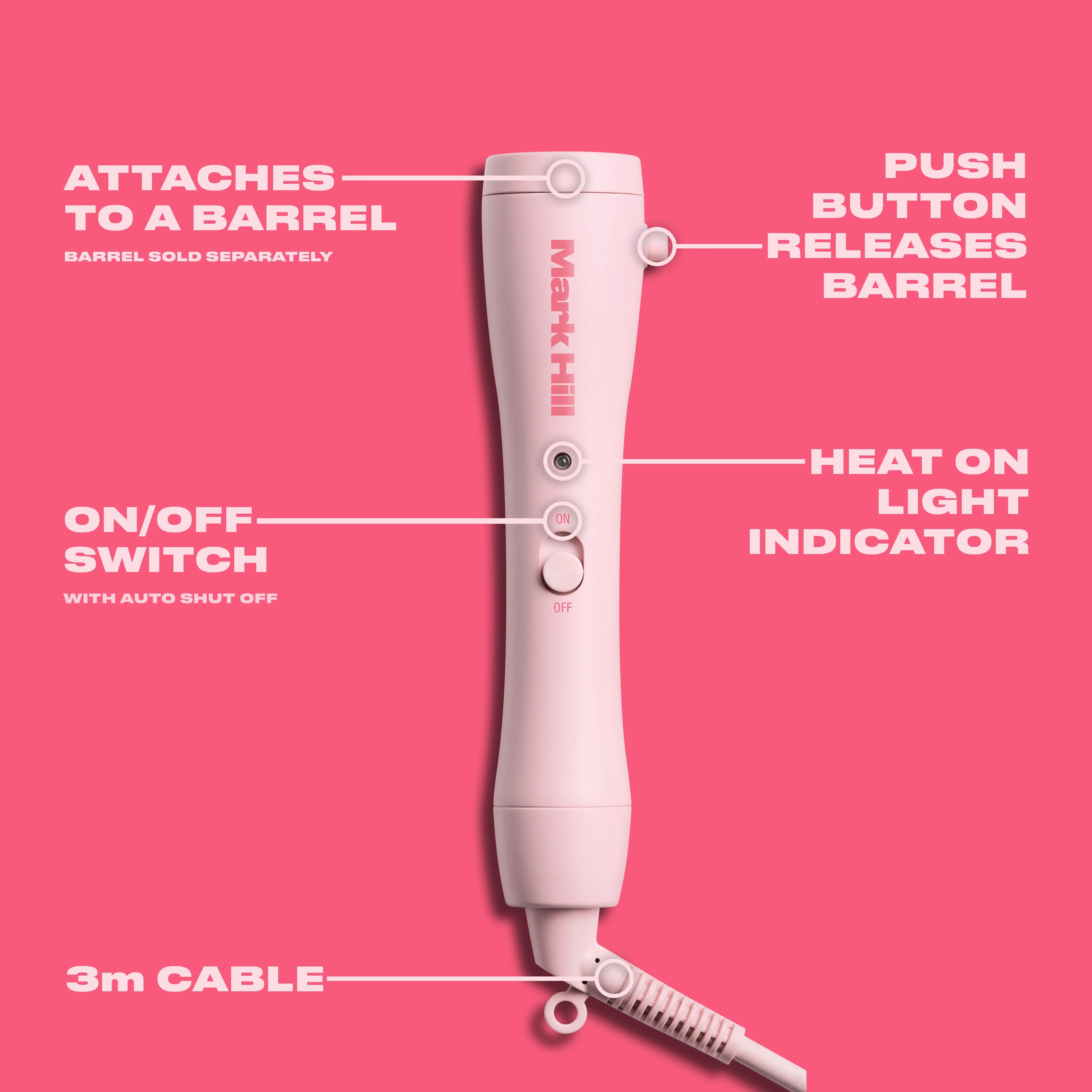 Curling Wand Handle (Damaged box) - Image 3