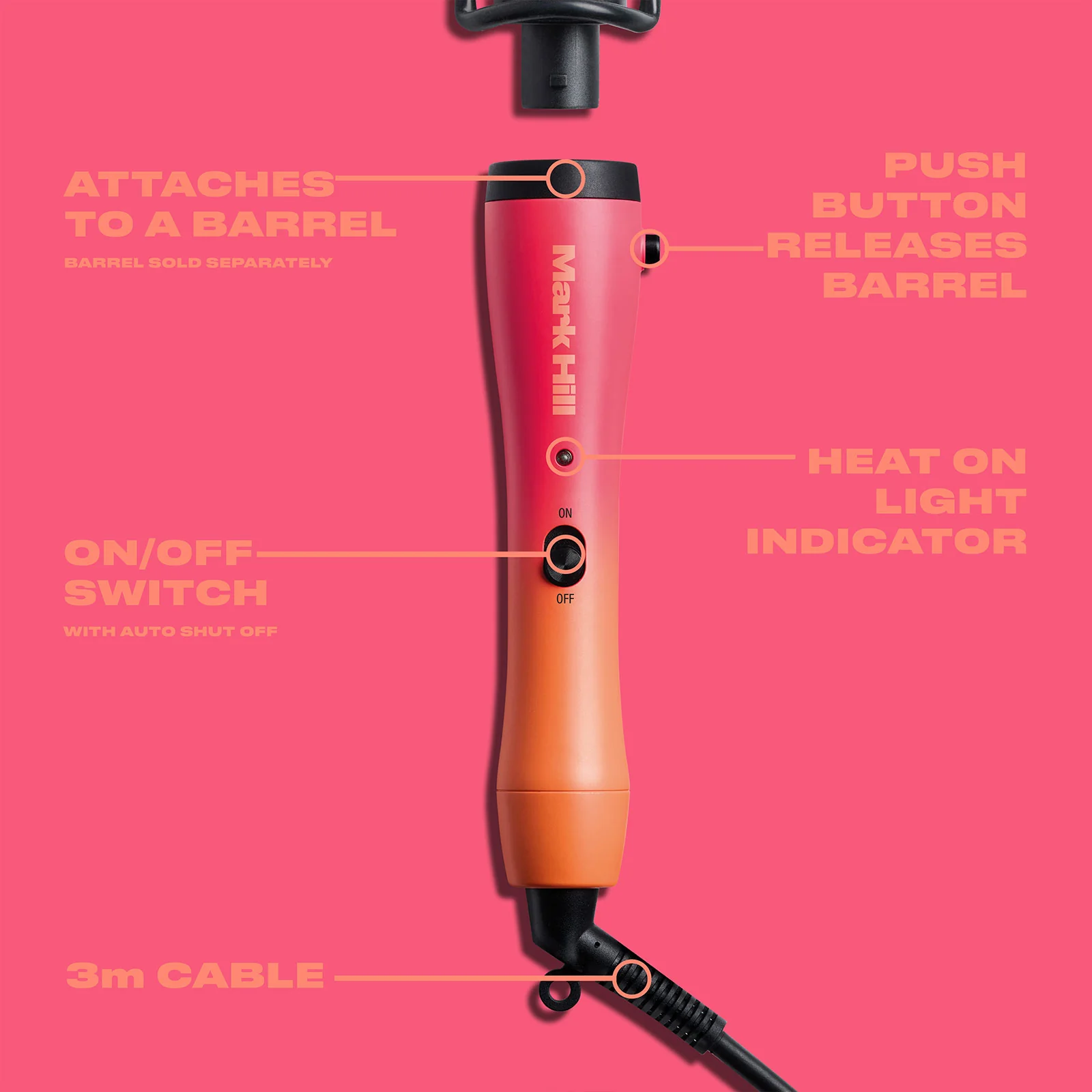 Curling Wand Handle (damaged box) - Image 3