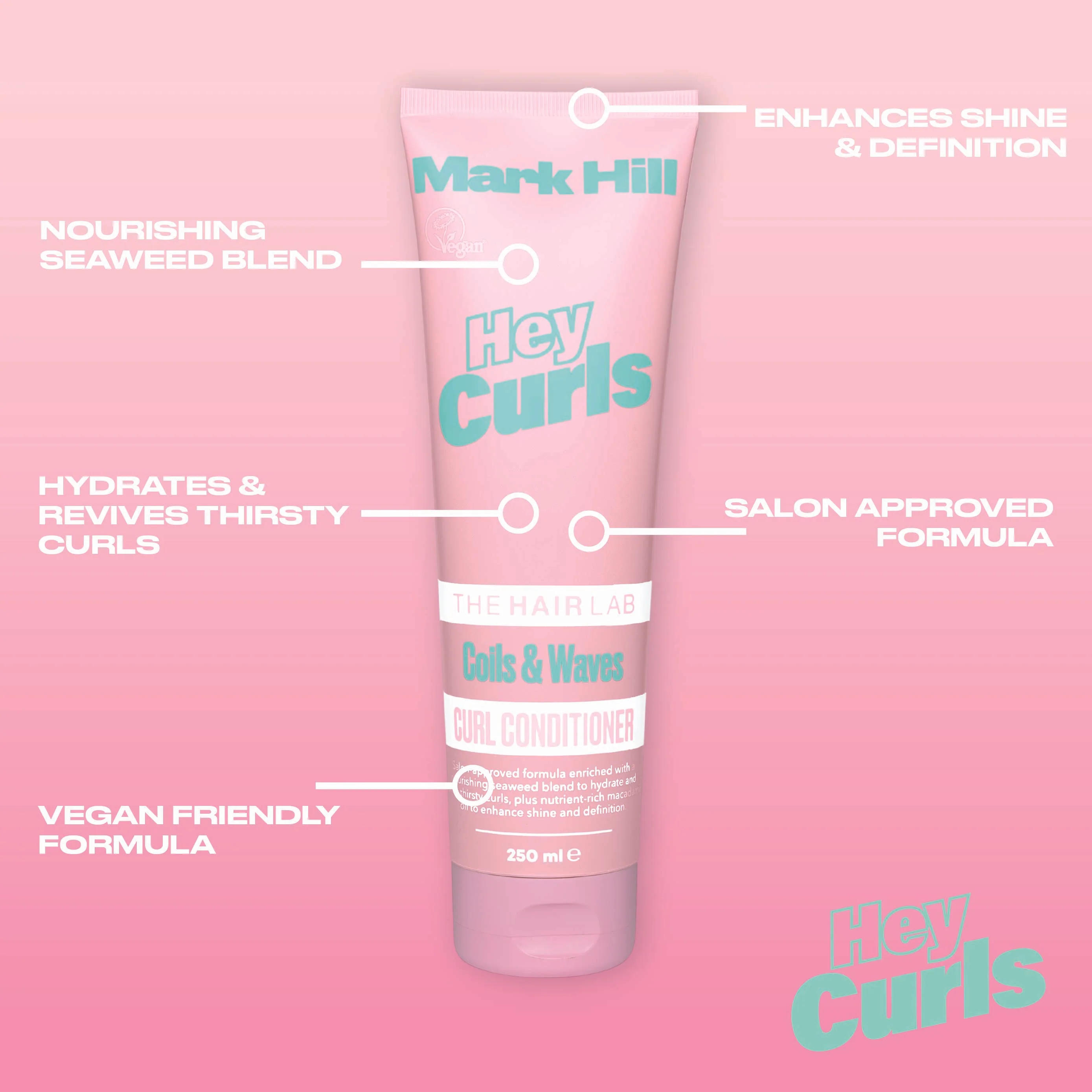 Hey Curls Curl Conditioner 250ml - Image 3