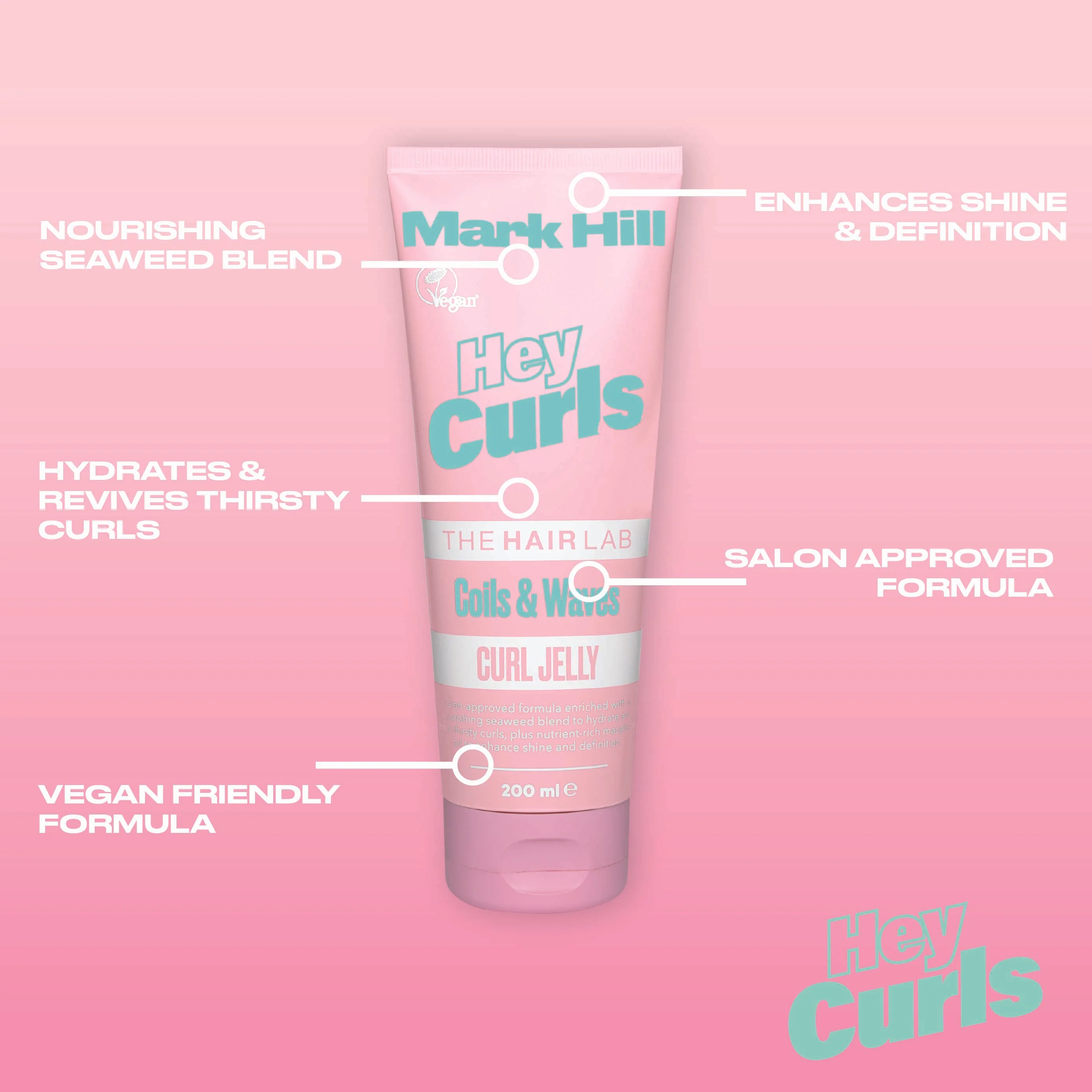 Hey Curls Curl Jelly 200ml - Image 3