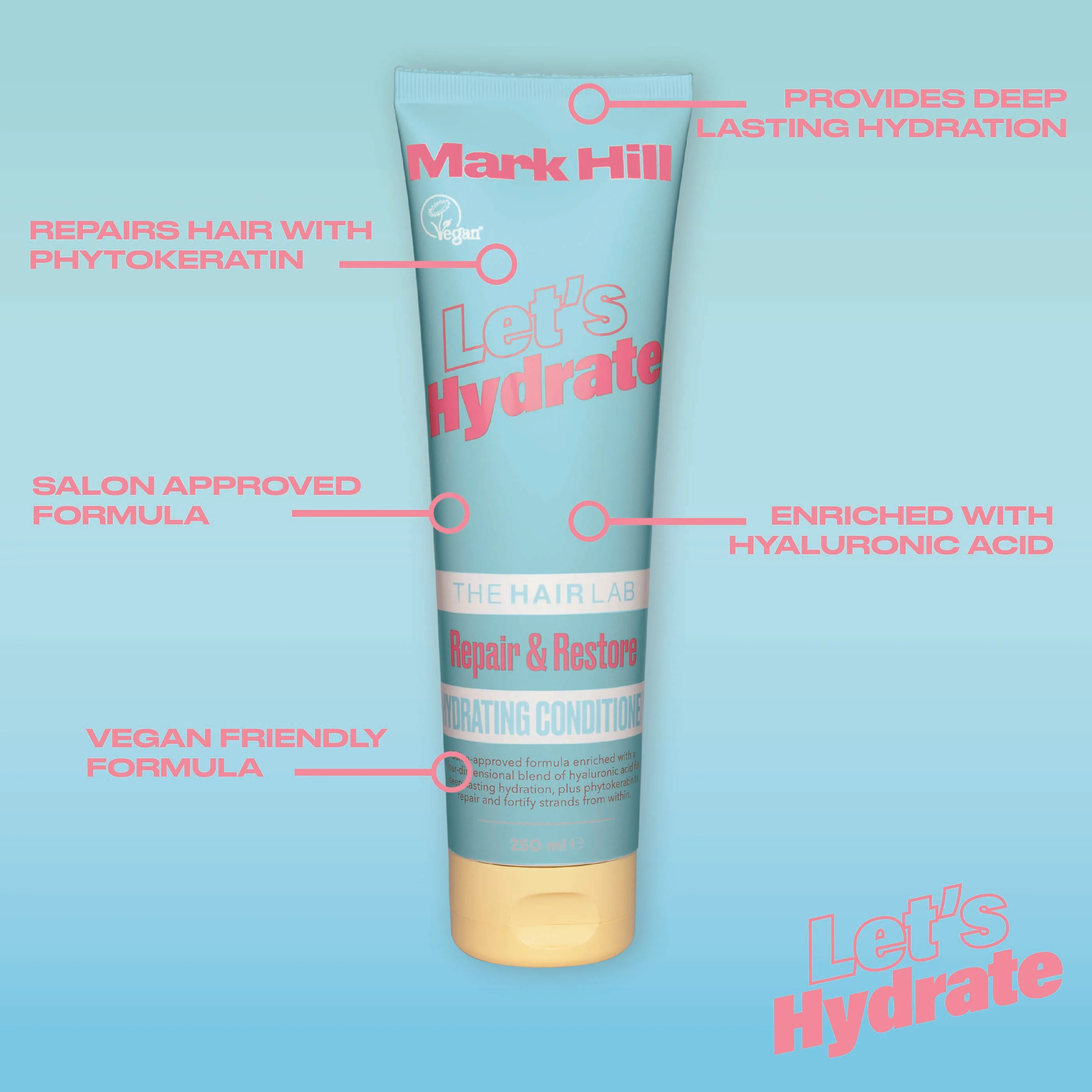 Let's Hydrate Hydrating Conditioner 250ml - Image 3