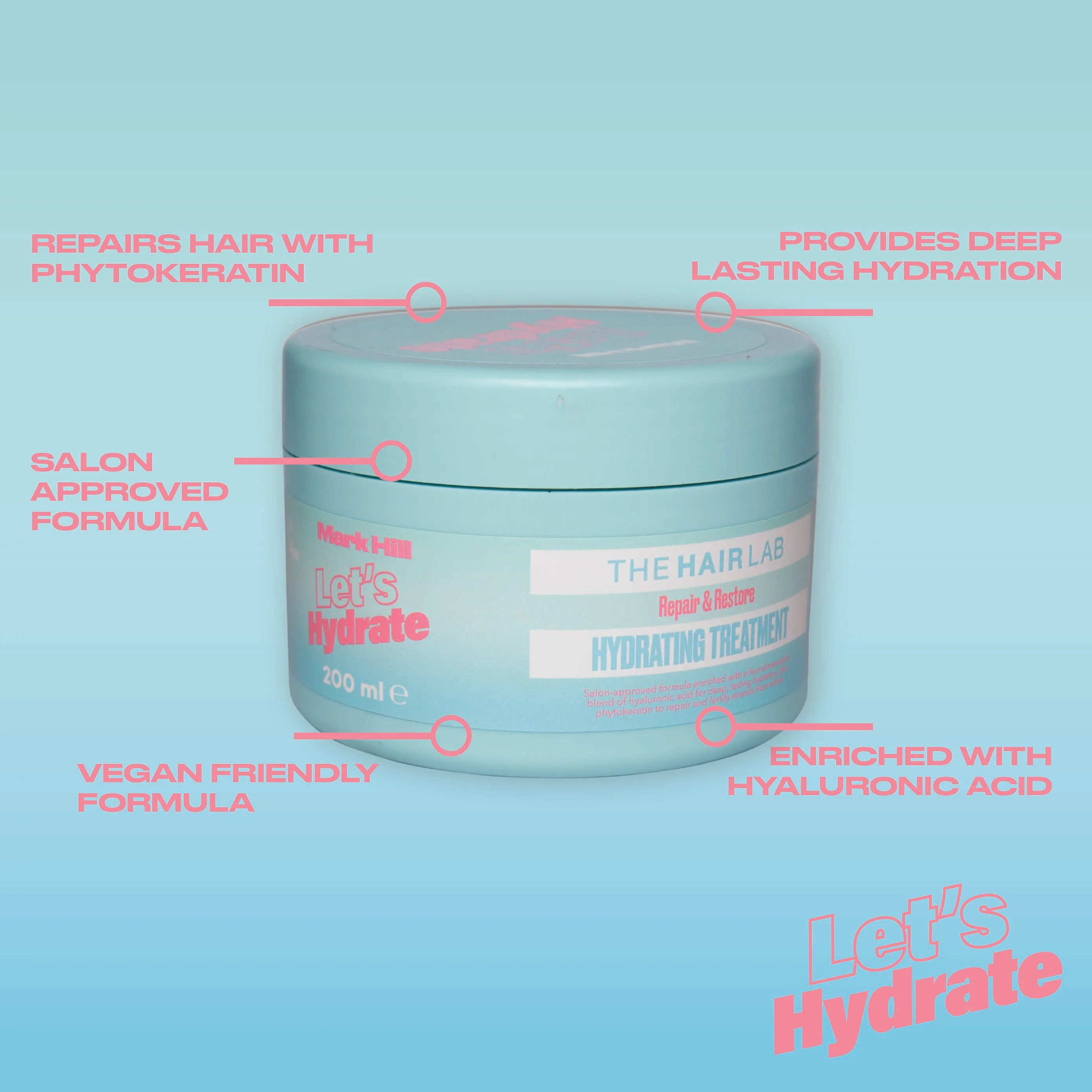 Let's Hydrate Hydrating Treatment 200ml - Image 3