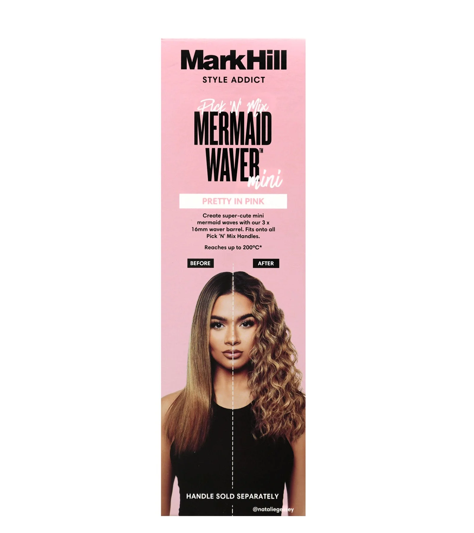 Pink Pick 'n' Mix MINI Mermaid Waver™ Barrel - 16MM (Damaged Box) - Image 3