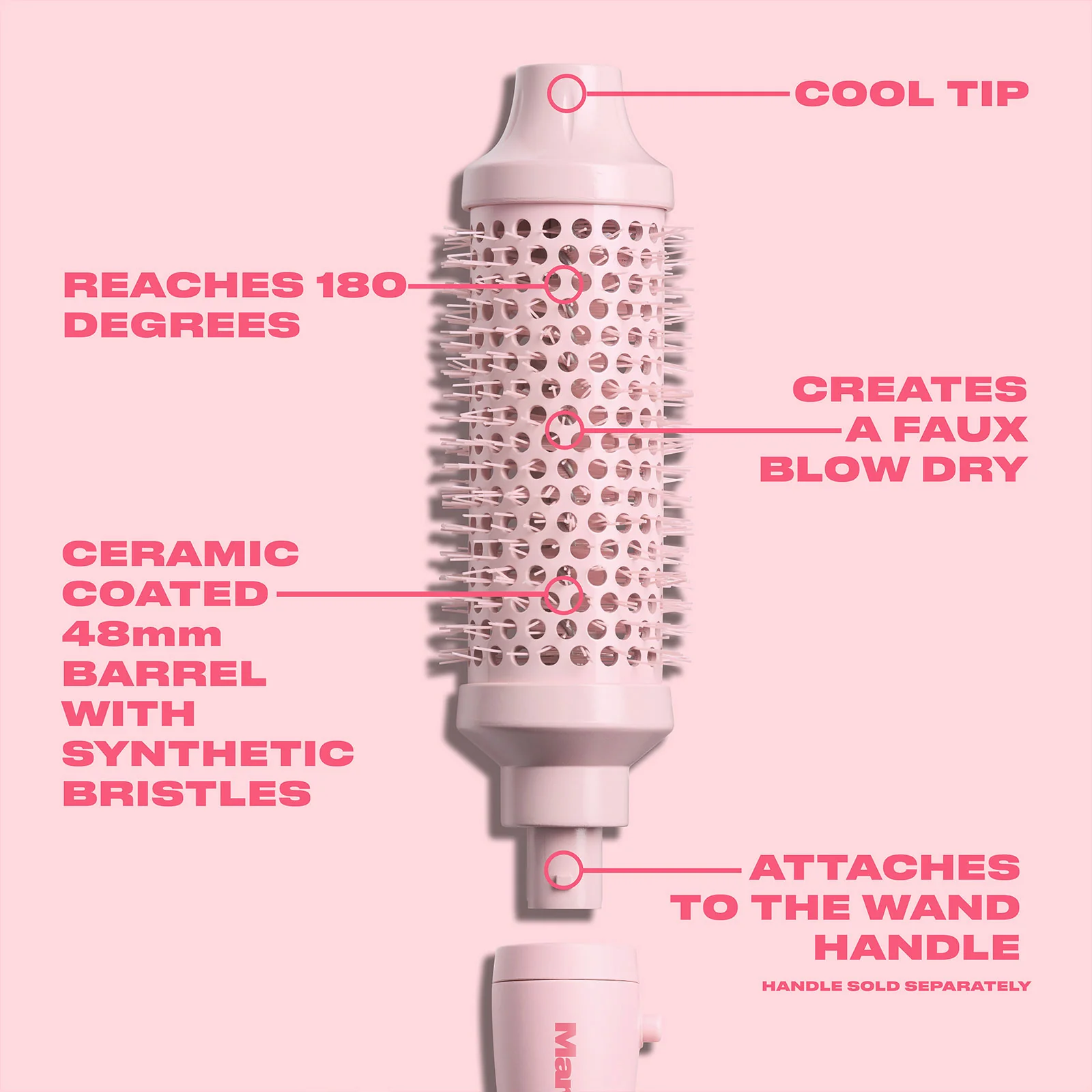 Round Brush 48mm Attachment - Image 3