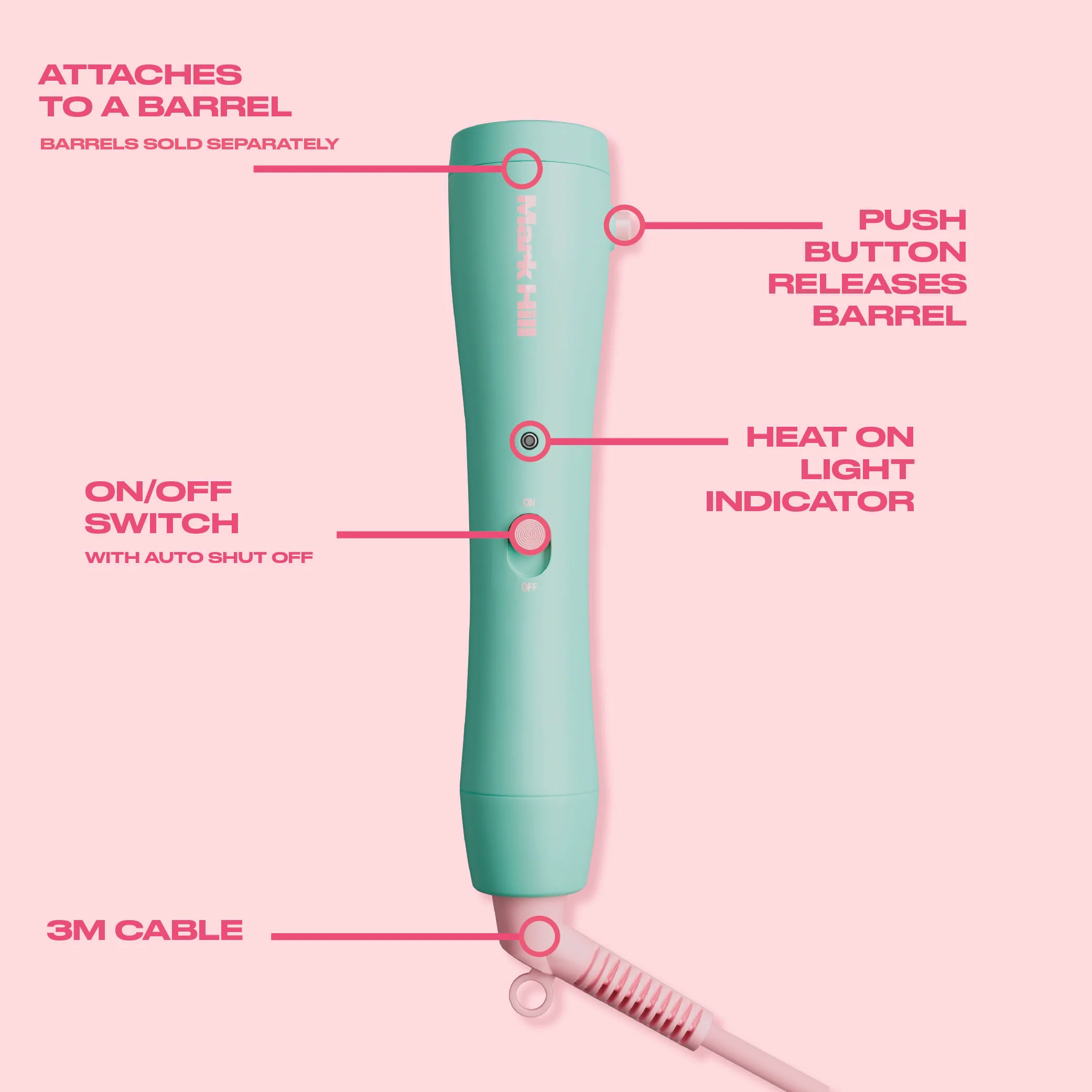 Wide Straightener 38mm Attachment + Handle - Image 3